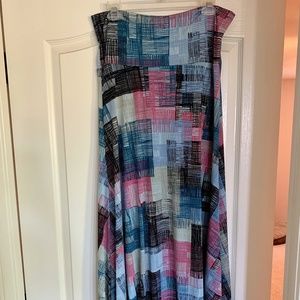 LuLaRoe EUC Size Large Slinky Maxi Dress